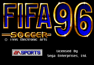 FIFA Soccer 96 [Model 7579] screenshot