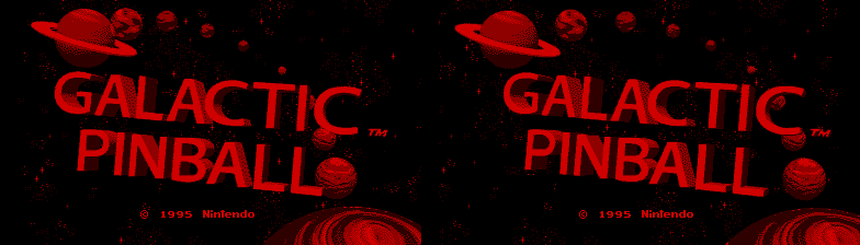 Galactic Pinball [Model VUE-VGPJ-JPN] screenshot