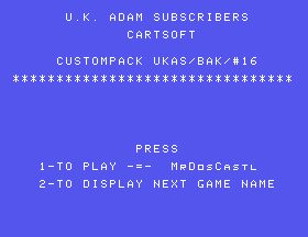 Cartridge Compilation 16 - CopyCart+ screenshot