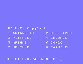 Cartridge Compilation 01 - CopyCart+ screenshot