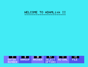 ADAMLink II Communications Package screenshot
