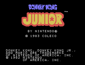 Donkey Kong Junior screenshot