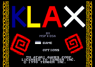 Klax [Model 301040-0170] screenshot