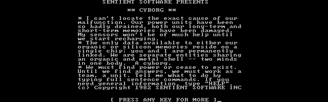 Cyborg screenshot