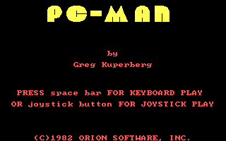 PC-MAN screenshot