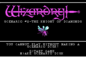Wizardry II - The Knight of Diamonds screenshot