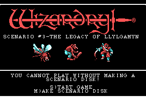 Wizardry III - The Legacy of Llylgamyn screenshot