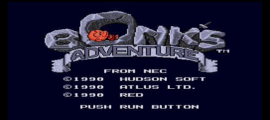 Bonk's Adventure [Model TGX030028] screenshot