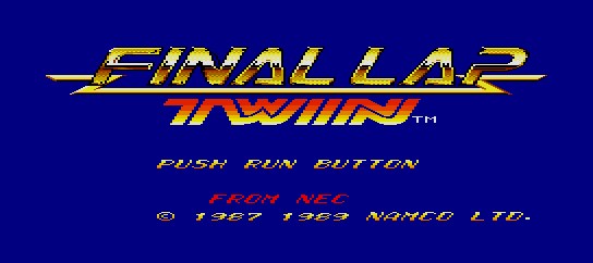Final Lap Twin [Model TGX030020] screenshot