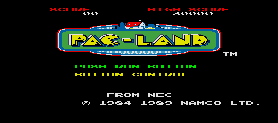Pac-Land [Model TGX020021] screenshot