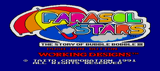 Parasol Stars - The Story of Bubble Bobble III [Model TWG030701] screenshot