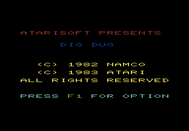 Dig Dug [Model RX8510] screenshot