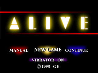 Alive [Model SLPS-01527~29] screenshot