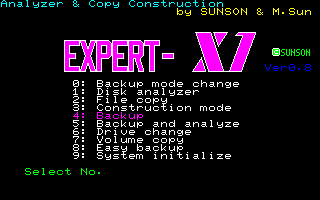 Expert X-1 Disk Analyzer screenshot