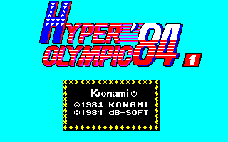 Hyper Olympic '84 1 [Model S06-G0106-P1] screenshot