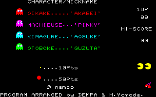 Pac-Man [Model DP-3286] screenshot