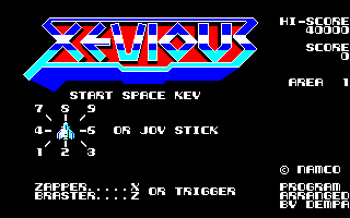 Xevious [Model DP-3203131] screenshot