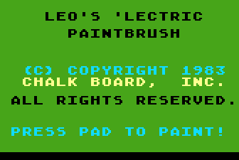 Leo's 'Lectric Paintbrush screenshot