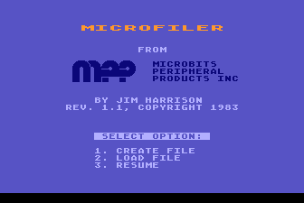 Microfiler screenshot