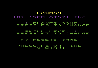 Pac-Man [Model RX8501] screenshot