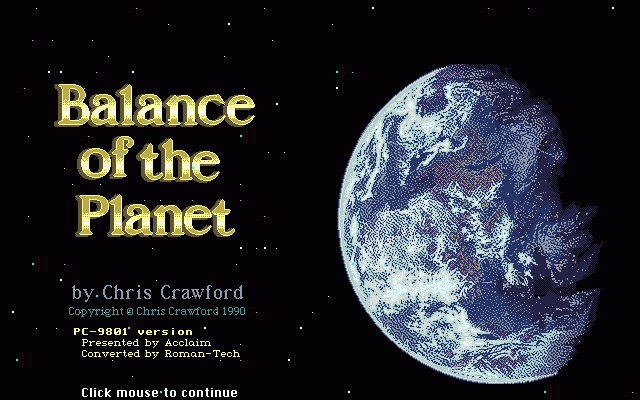 Balance of the Planet screenshot