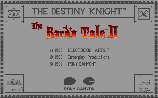 The Bard's Tale II - The Destiny Knight screenshot