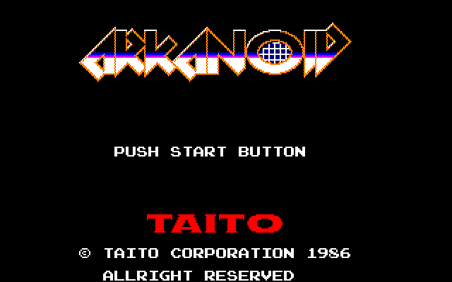Arkanoid [Model TPS-01] screenshot