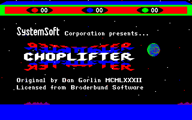 Choplifter screenshot