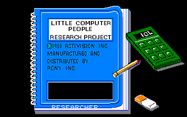 Little Computer People [Model M68R-5518] screenshot