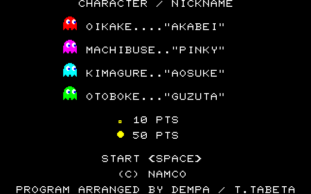 Pac-Man [Model DP-3101100] screenshot