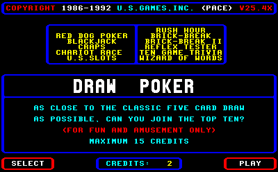 Games screenshot