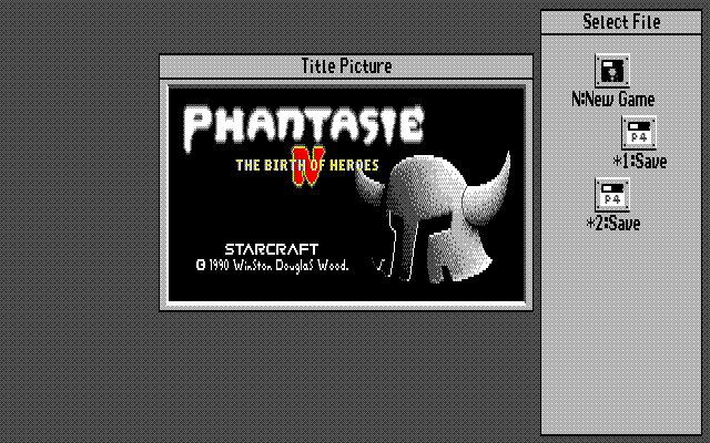 Phantasie IV - The Birth of Heroes screenshot