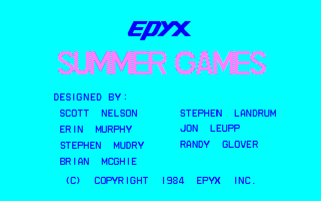 Summer Games [Model M68R5751] screenshot