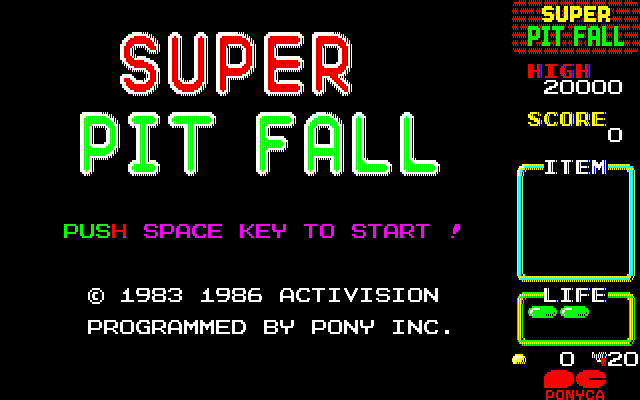 Super Pitfall [Model M58C-5514] screenshot