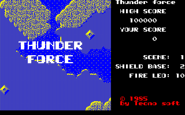 Thunder Force SR ver. screenshot