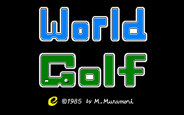 World Golf [Model E-G127] screenshot