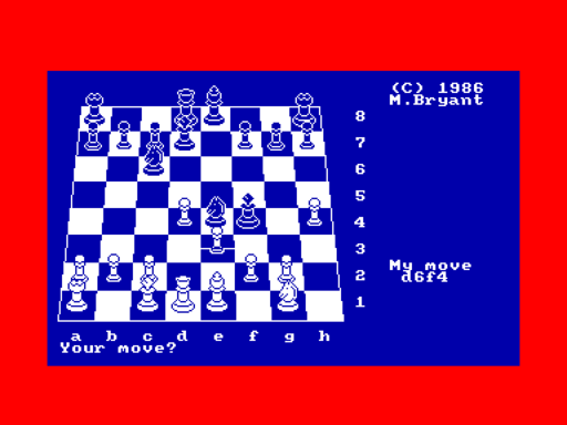 Colossus Chess 4 [Model XXX 8004] screenshot