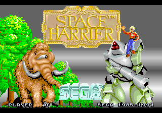 Space Harrier [Model 84505-50] screenshot
