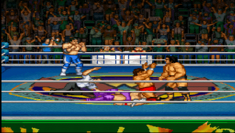 Champion Wrestler - Jikkyou Live [Model SLPS-00237] screenshot