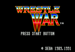 Wrestle War [Model 1206-50] screenshot