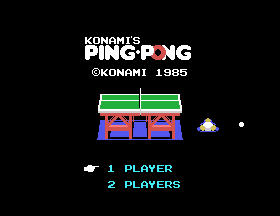 Konami no Ping Pong screenshot