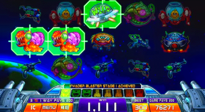 Cascader Invaders screenshot