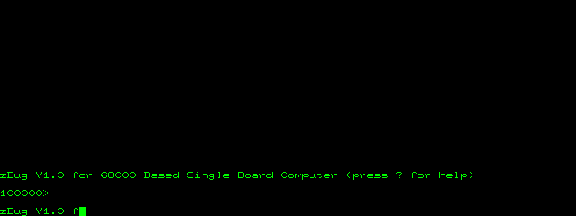 68000-Based Single Board Computer screenshot