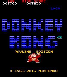 Donkey Kong - Pauline Edition screenshot