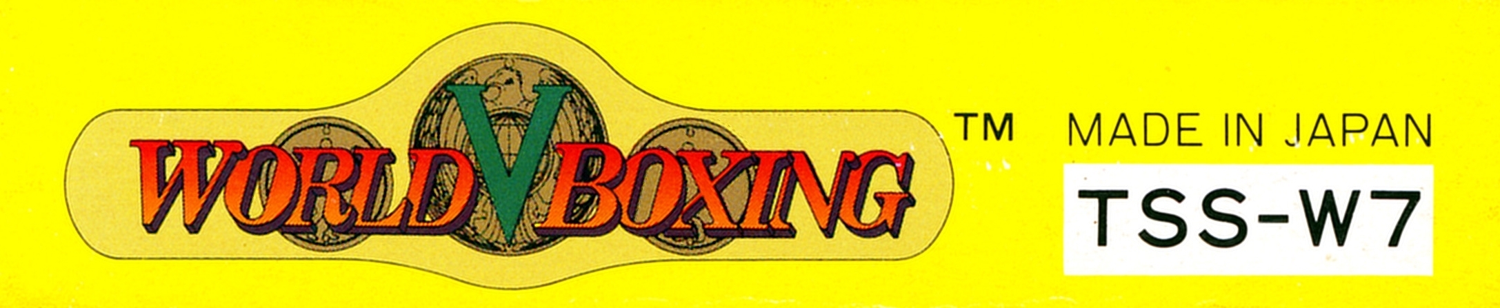 World Boxing [Model TSS-W7]